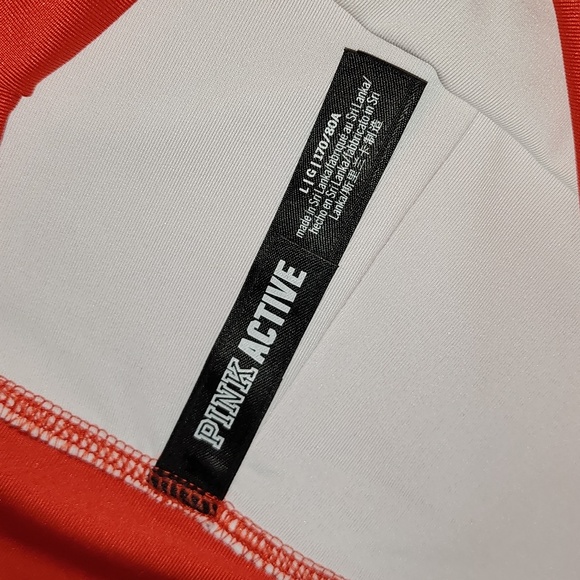 Victorias Secret pink active swim or gym shortie size L - Picture 2 of 4